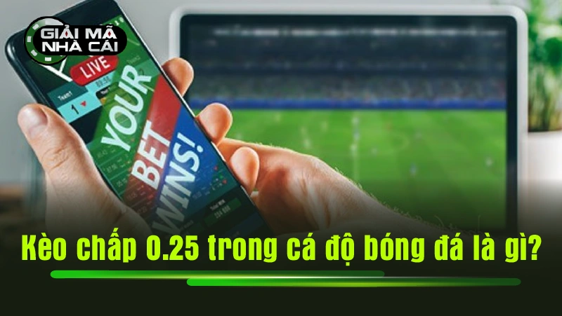 Kèo chấp 0.25 trong cá độ bóng đá là gì?