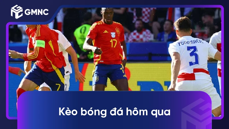 kèo bóng đá hôm qua