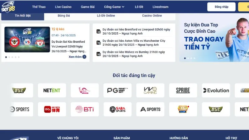 Đánh giá mức độ uy tín của Sky88