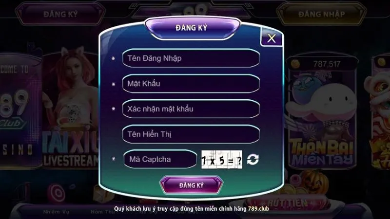 Quy trình đăng ký tài khoản