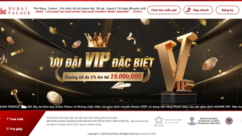 Giới thiệu đôi nét về Dubai Palace