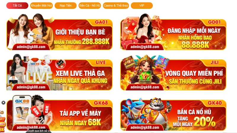 Ưu đãi hấp dẫn dành cho mọi thành viên hiện có tại nhà cái