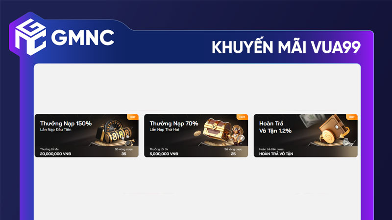 Khám phá các khuyến mãi Vua99 2025 với ưu đãi nổi bật