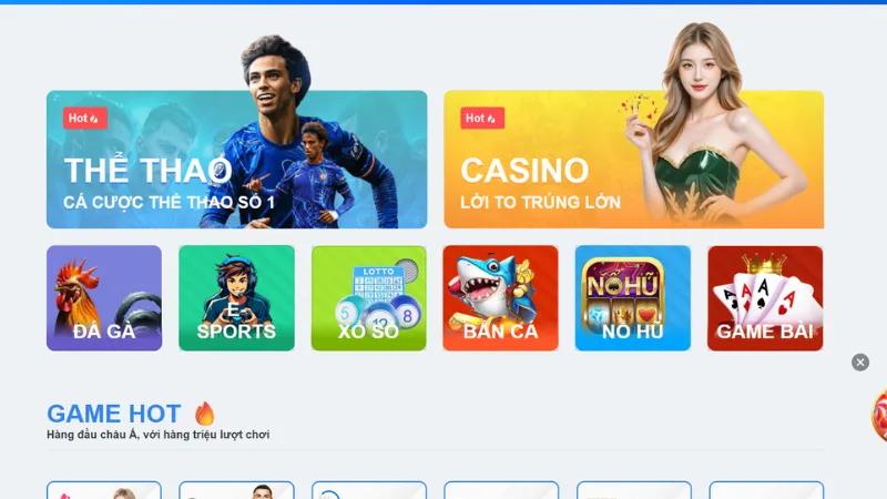 Tổng hợp những sản phẩm cá cược được nhà cái cung cấp trên trang