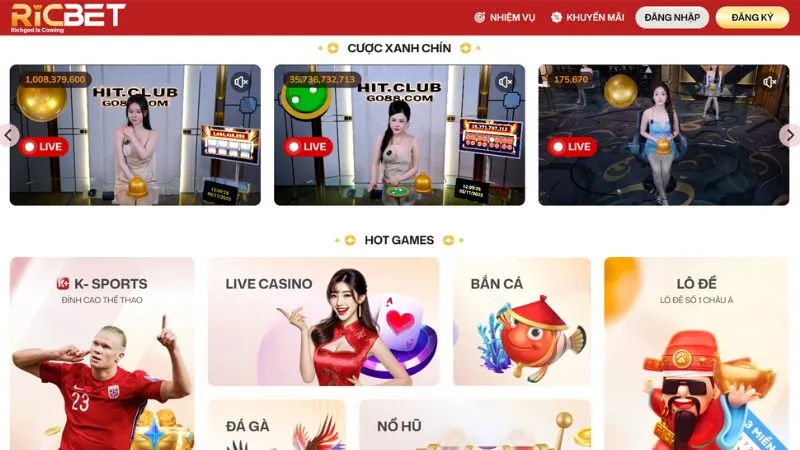 Đánh giá trải nghiệm thực tế tại nhà cái Ricbet