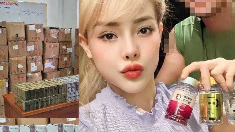 thực phẩm chức năng giả của Ngân 98