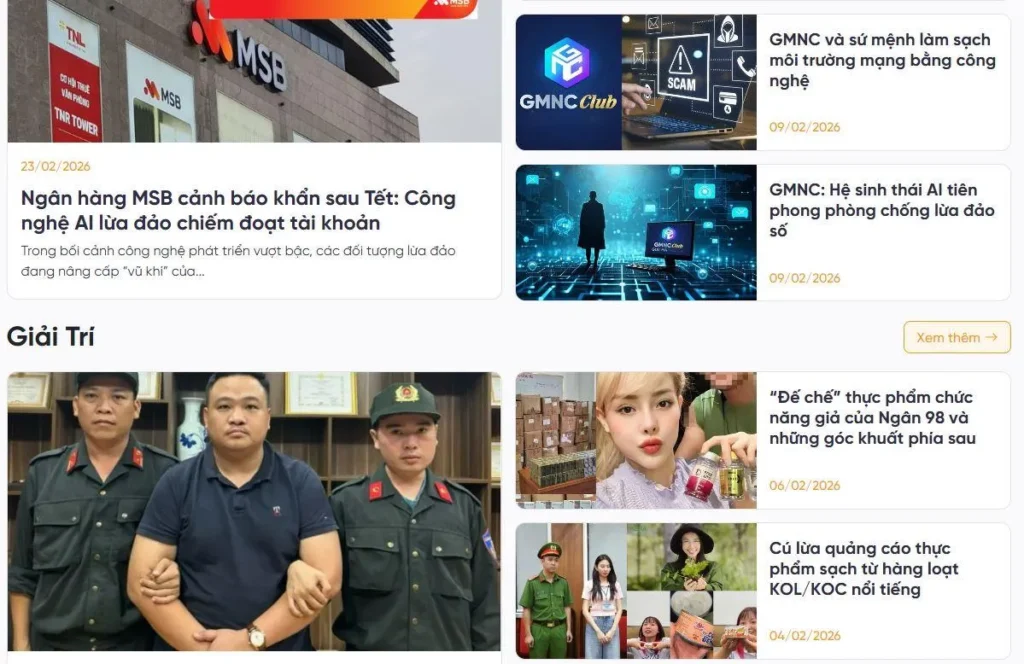 GMNC.Vip: Lá chắn bảo vệ người dùng trước lừa đảo trực tuyến nhưng cũng tiềm ẩn rủi ro cờ bạc